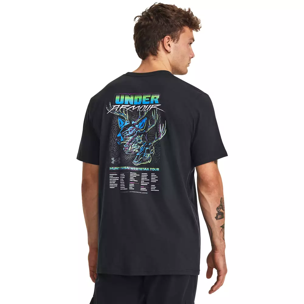 'Under Armour' Men's Hunt Whitetail Tour T-Shirt - Black