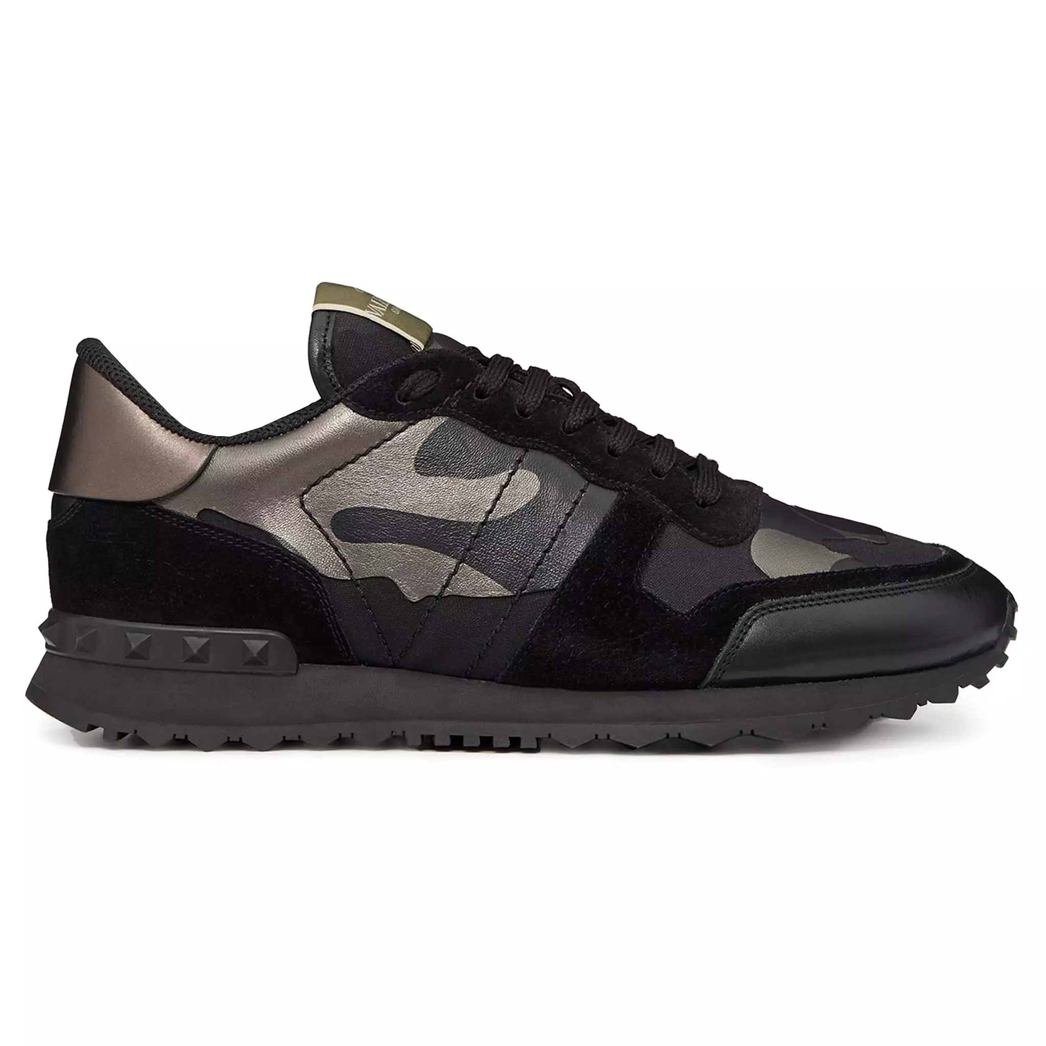 Valentino Rockrunner Sneaker Black Bronze Camouflage