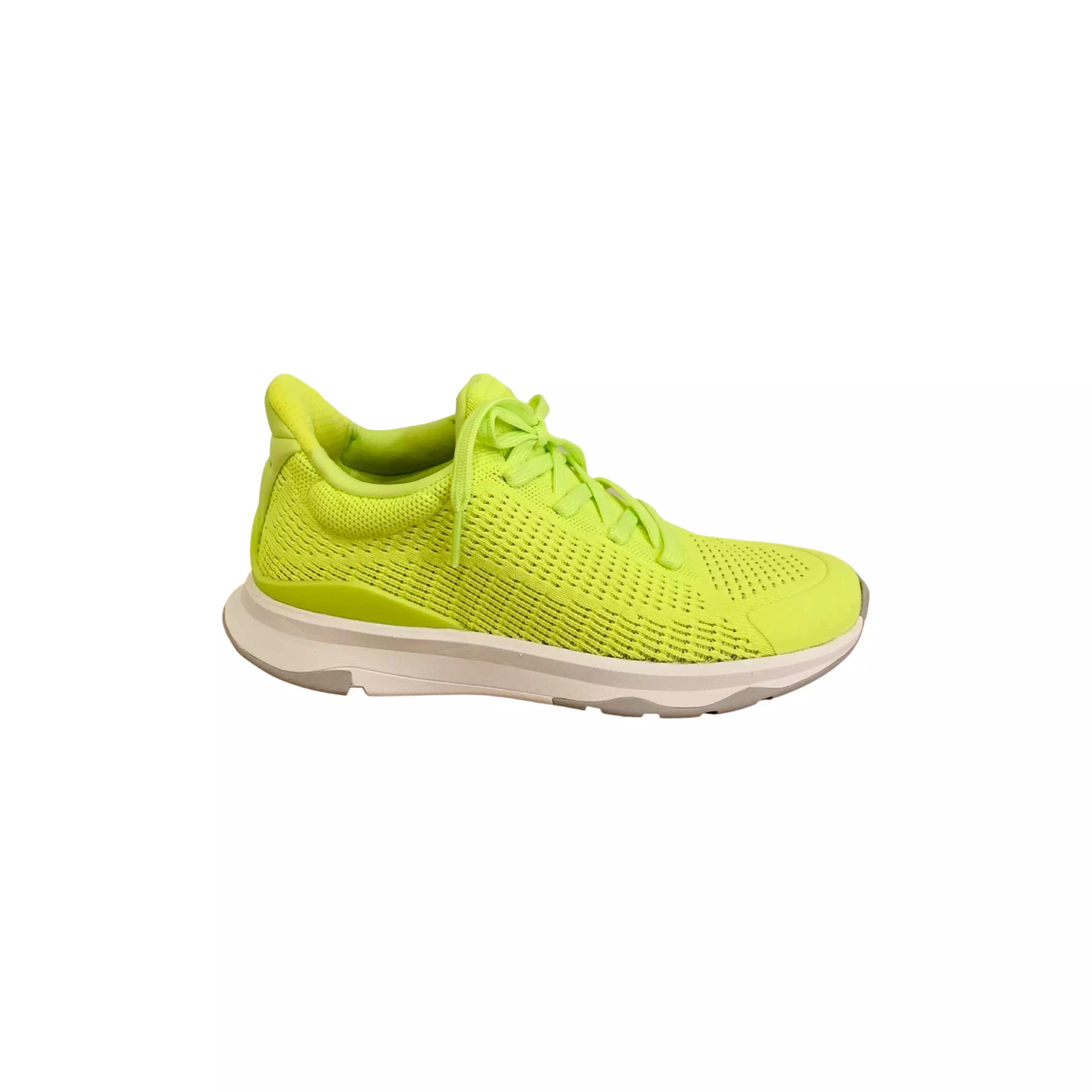 Vitamin Electric Yellow Knit Sports Sneaker