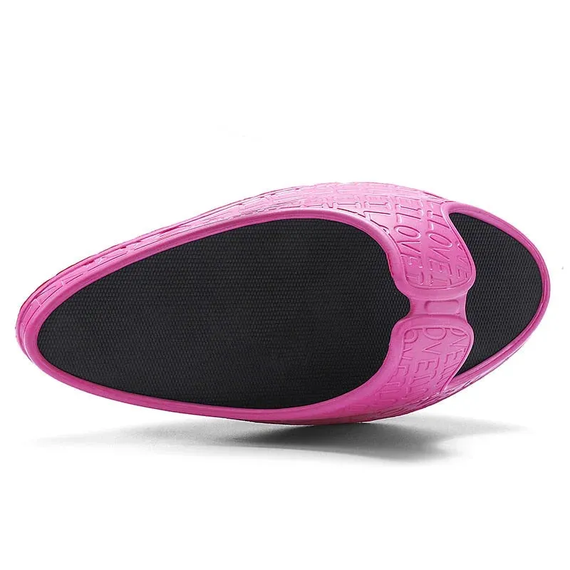 Women's Summer Style Solid Color Slide Slippers for Outdoor and Fitness